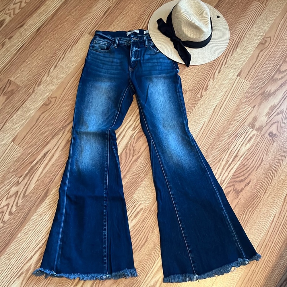 Kancan kurvy mid rise super flare